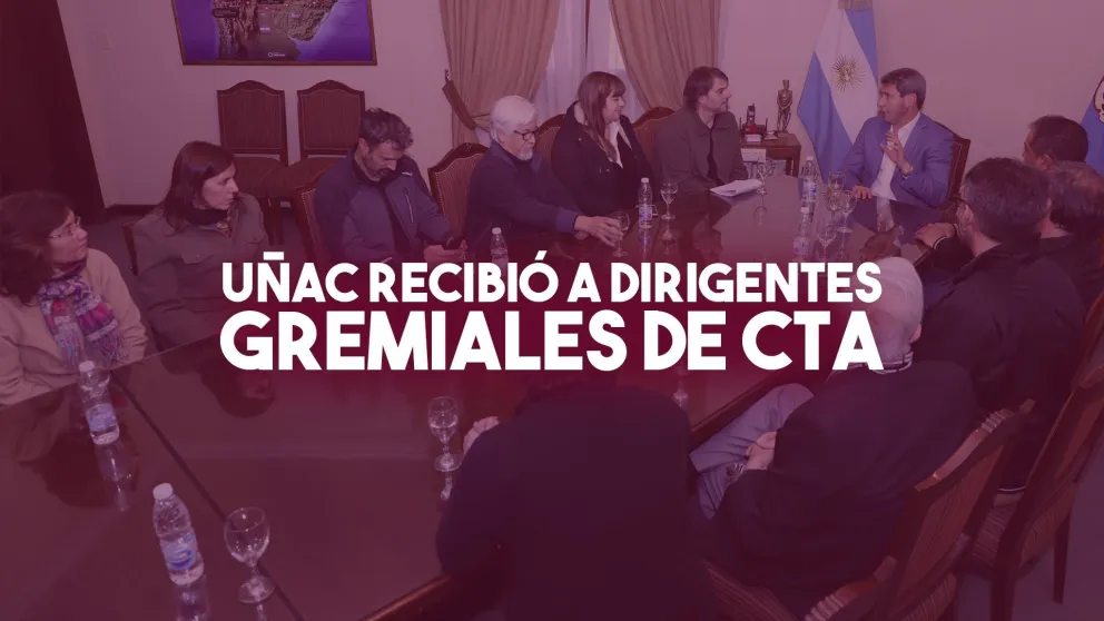 El gobernador recibió a dirigentes gremiales de CTA
