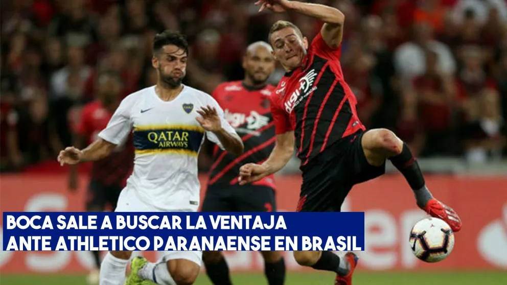 Boca Juniors vs. Paranaense en Brasil, juegan por la Copa Libertadores