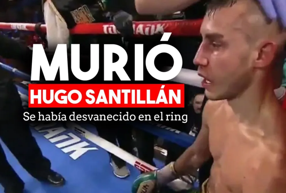 Murió Hugo Santillán, el boxeador argentino que se había desvanecido en el ring