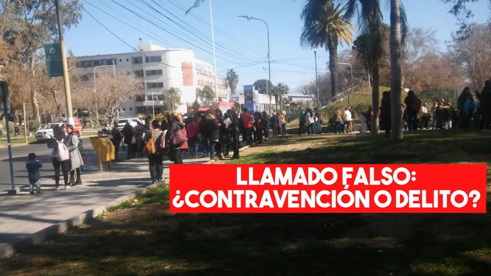 Amenaza de bomba: evalúan la sanción