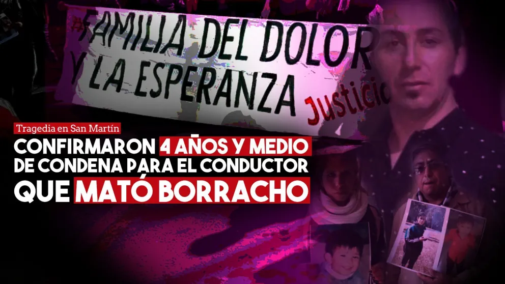 Borracho al volante mató a dos: la familia pedía perpetua pero lo condenaron a cuatro años y medio