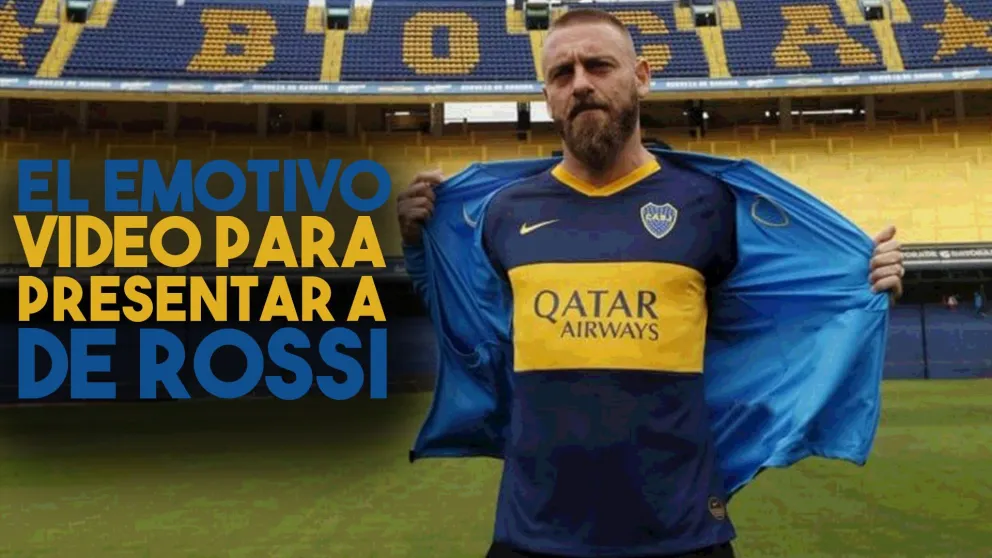 "Questo é Boca", la emotiva presentación de De Rossi en La Bombonera