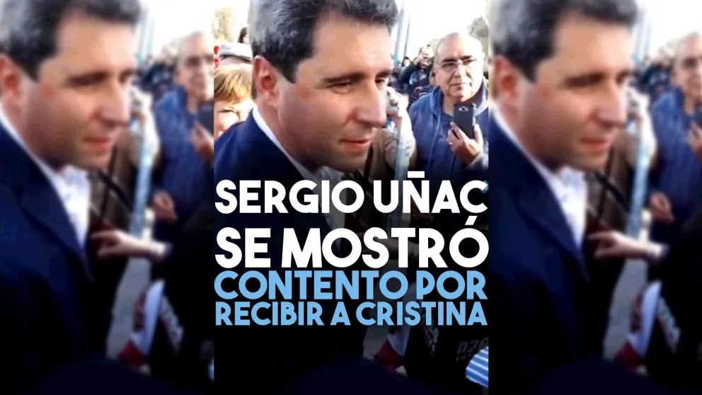 Uñac: "Contento por recibir a la expresidenta"
