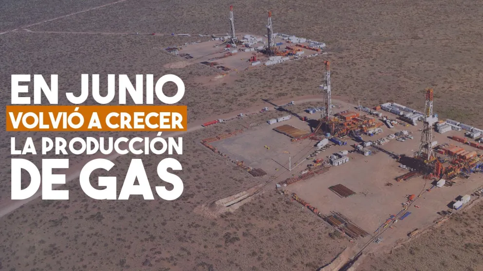Con Vaca Muerta, en junio volvió a crecer la producción de gas