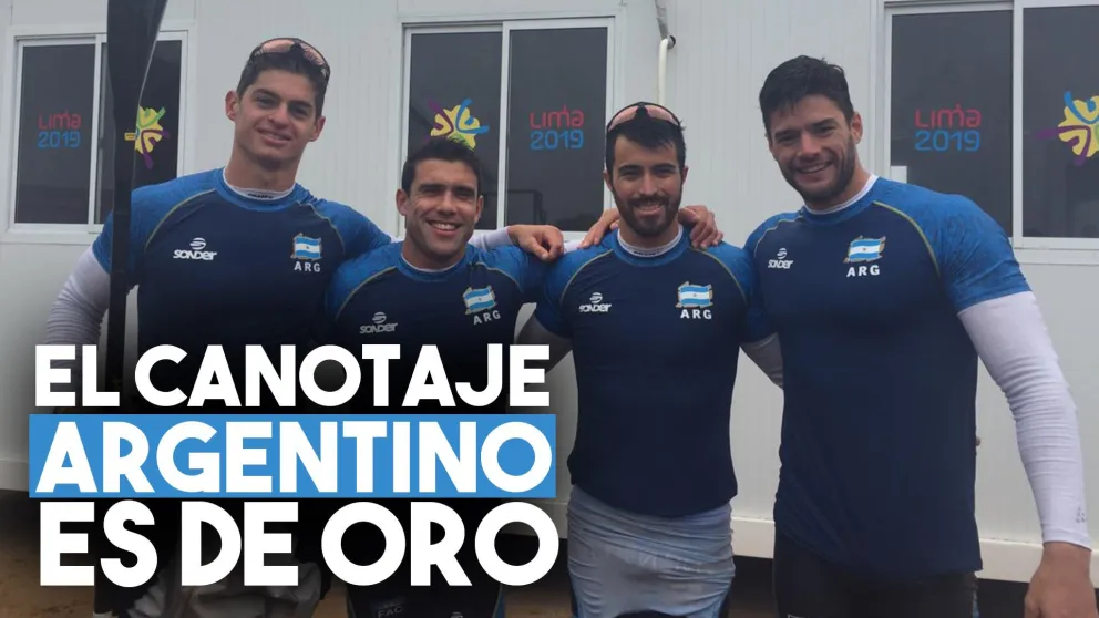 De la mano del Canotaje llegó al tercera medalla dorada para Argentina