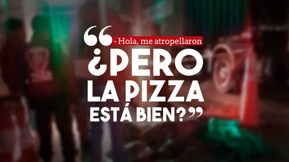 Atropellaron al delivery pero la empresa se preocupó solo por el pedido