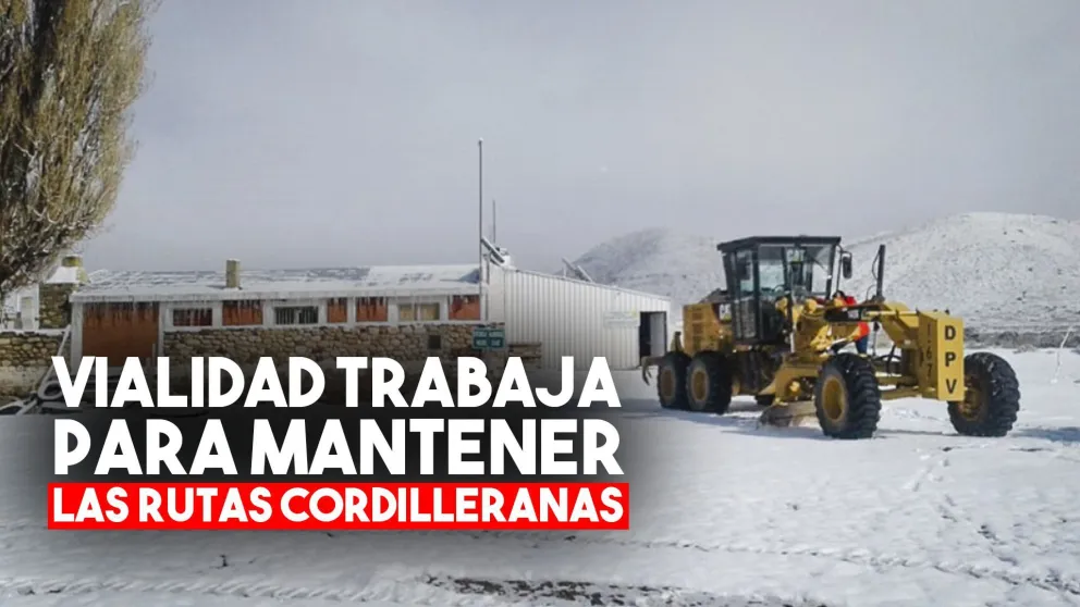 Vialidad trabaja para mejorar el tránsito en la zona cordillerana