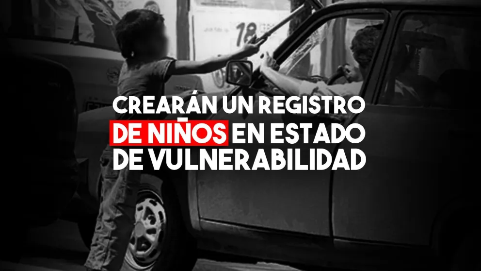 Crearán un registro único de niños en estado de vulnerabilidad