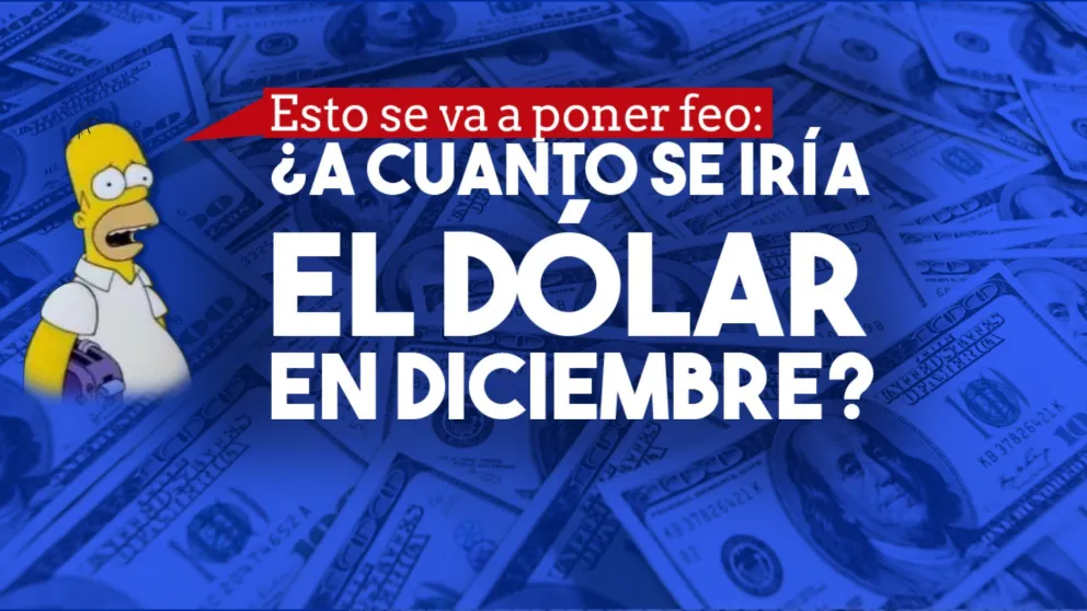 Esto se va a poner feo: ¿A cuanto se iría el dólar en diciembre?