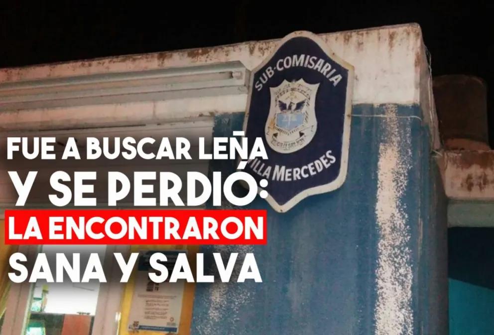 Hallaron en buen estado de salud a una mujer que había desaparecido en Jachal
