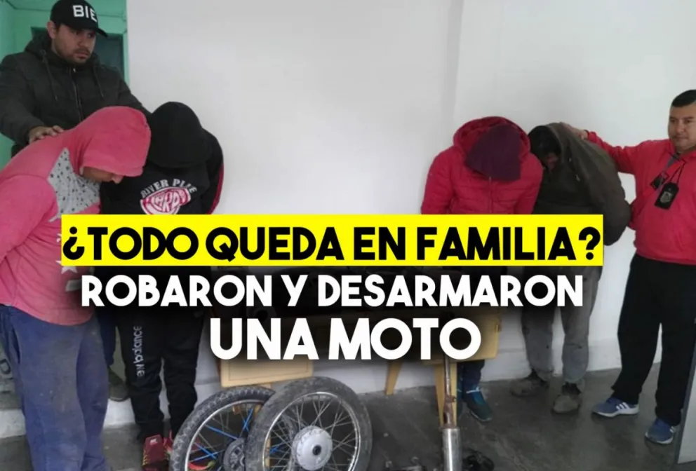 Robaron una moto y la encontraron desarmada