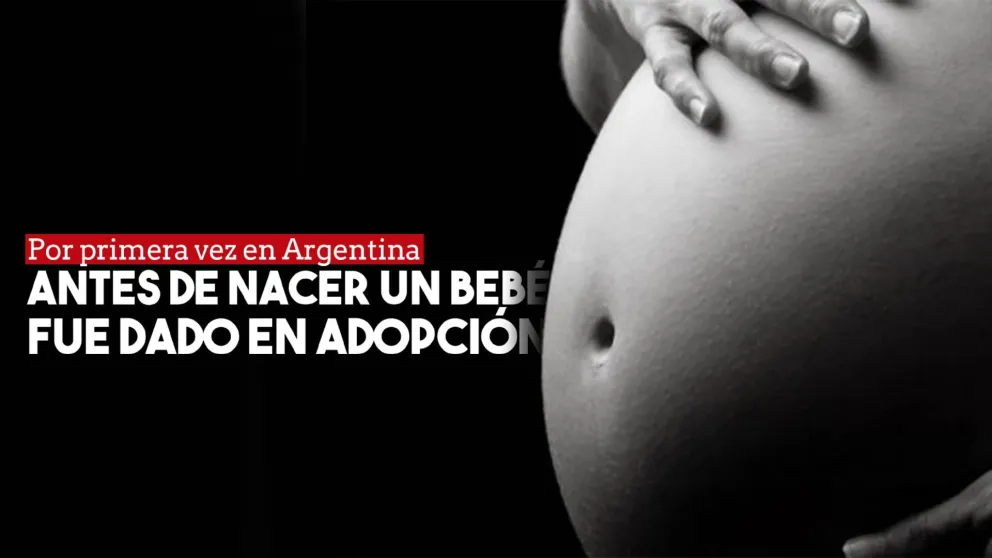 Dieron en adopción a un bebé que todavía está en gestación