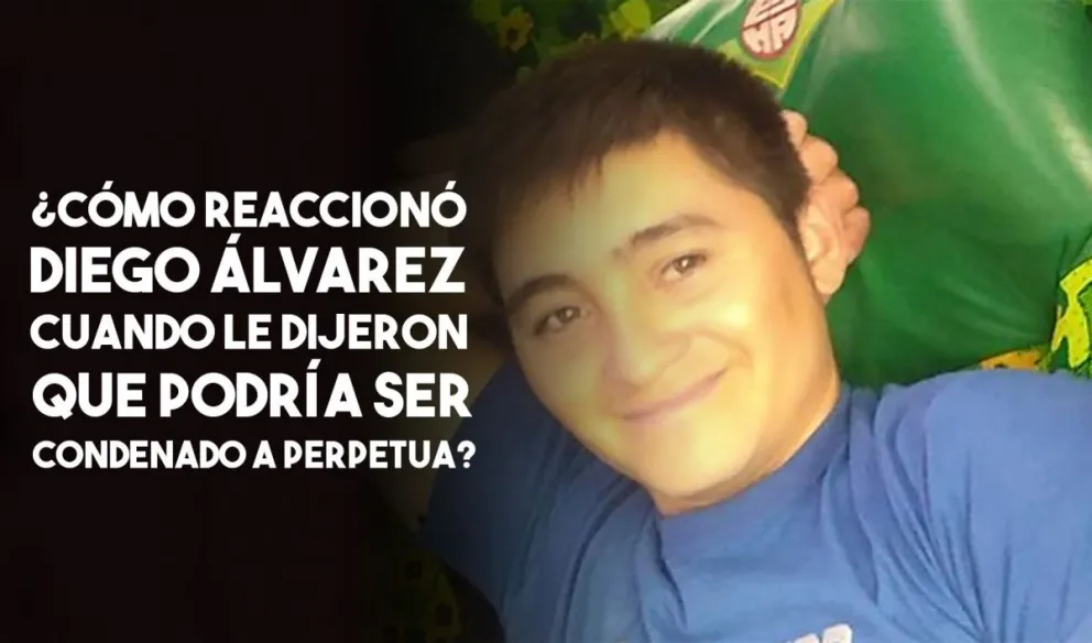 Le informaron a Diego Álvarez que podría ser condenado a prisión perpetua
