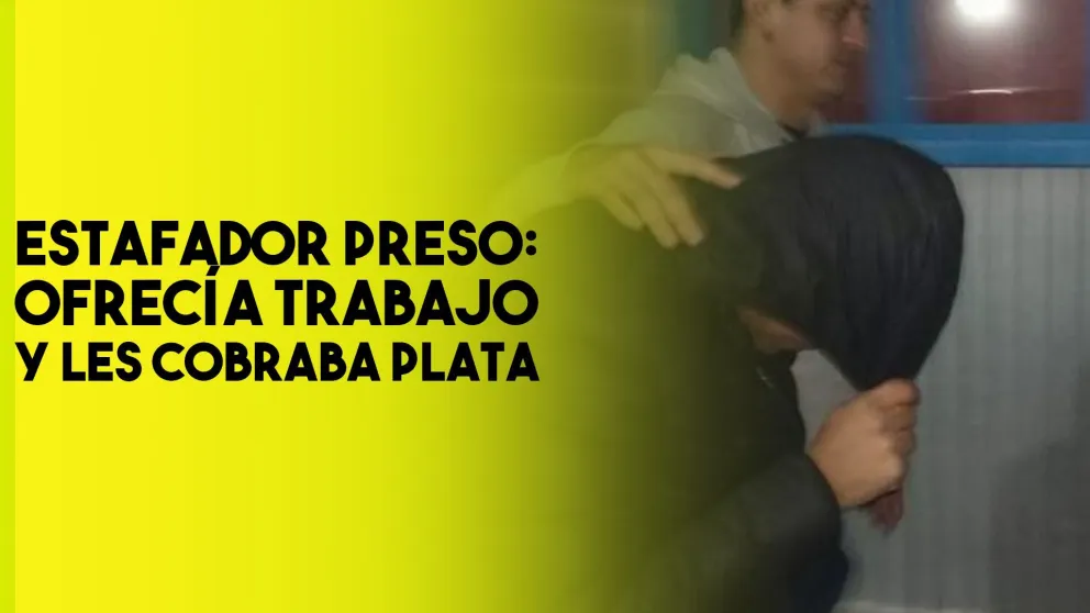 Presunto estafador preso