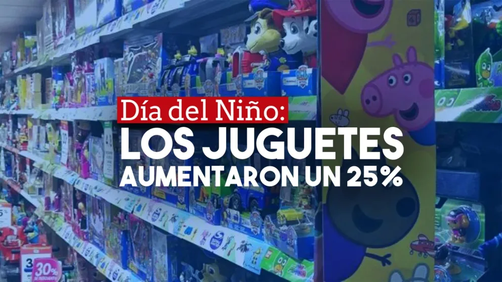 Día del Niño: los juguetes aumentaron un 25%