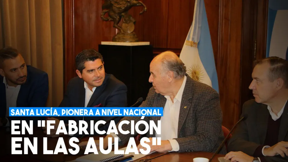Santa Lucía, pionera a nivel nacional en "Fabricación en las Aulas"