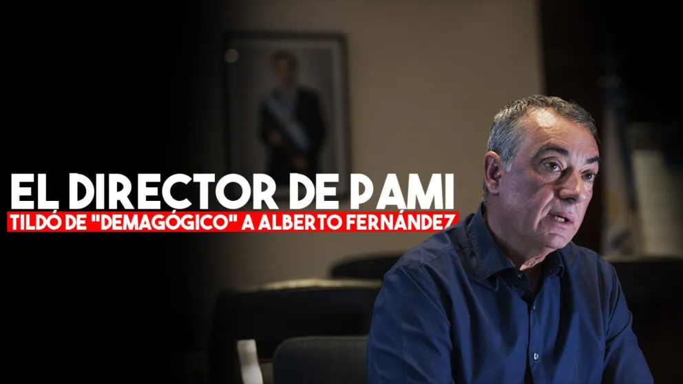 El director del PAMI tildó de "demagógica" la propuesta de Fernández de remedios gratis para jubilados