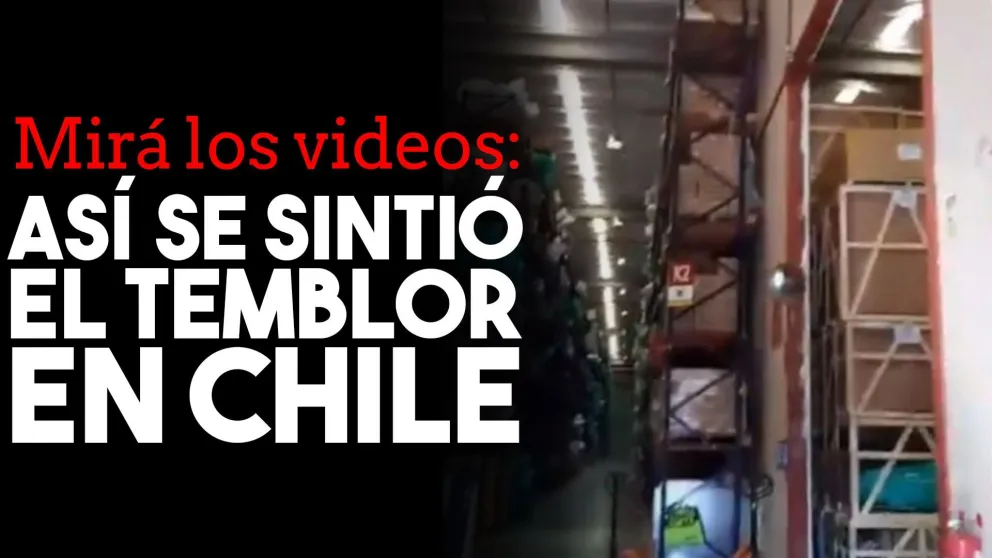 Así se vivió el fuerte temblor en distintas zonas de Chile