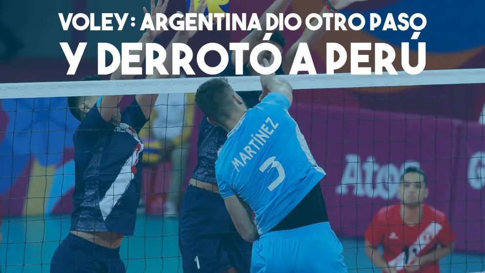 La Selección de vóley derrotó a Perú y sigue a paso firme