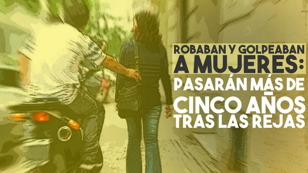 Cayeron dos motochorros que atacaban y golpeaban a mujeres