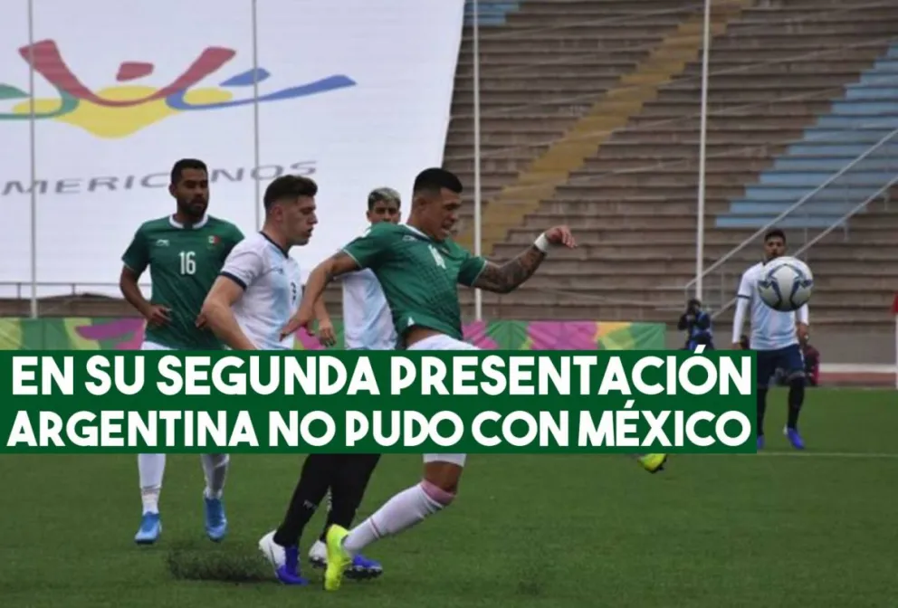Argentina perdió con México en su segunda presentación