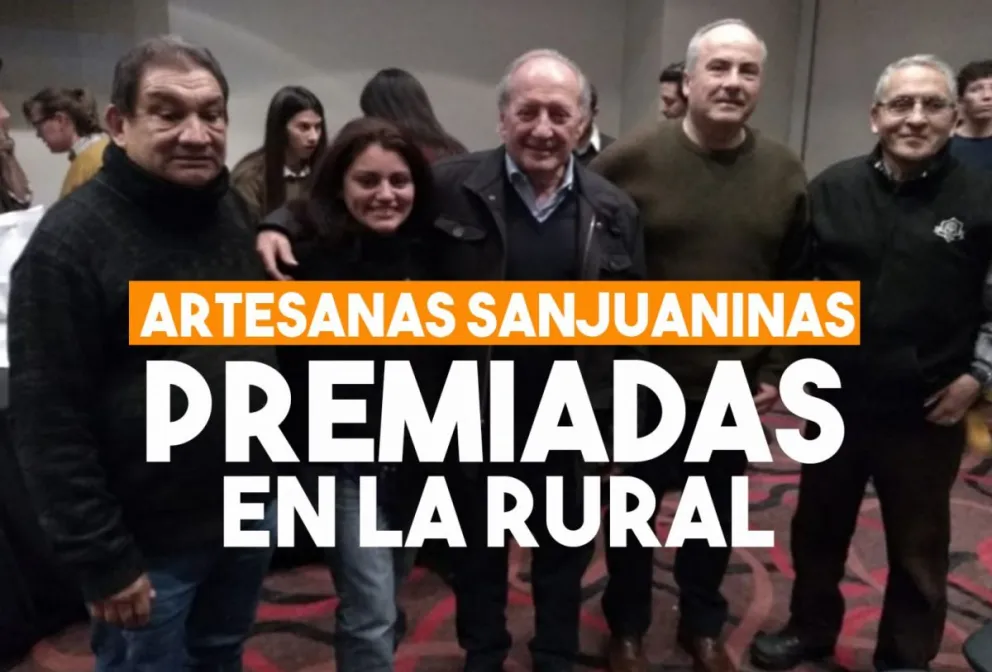 Artesanas sanjuaninas fueron premiados en La Rural