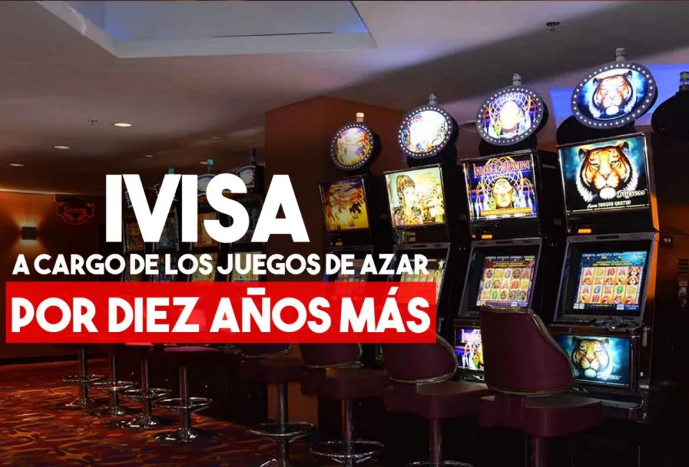 IVISA, la empresa de casino, obtuvo nuevamente la concesión de los juegos de azar