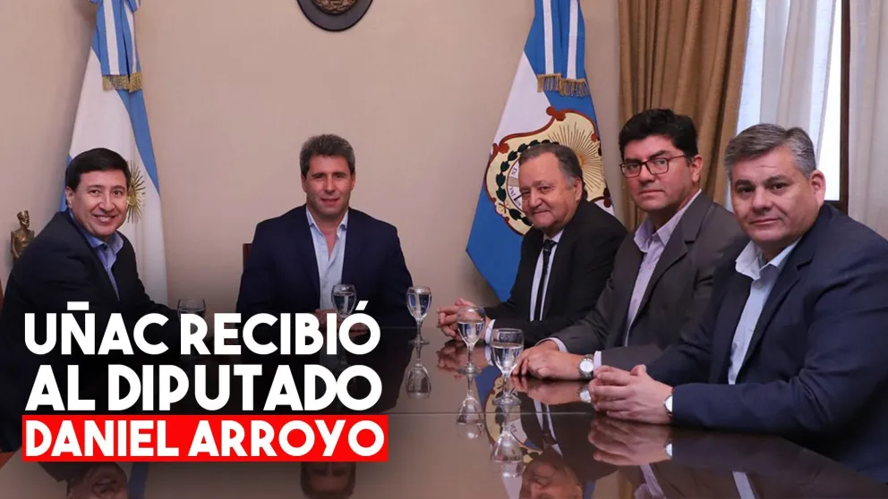 Uñac recibió al diputado Daniel Arroyo