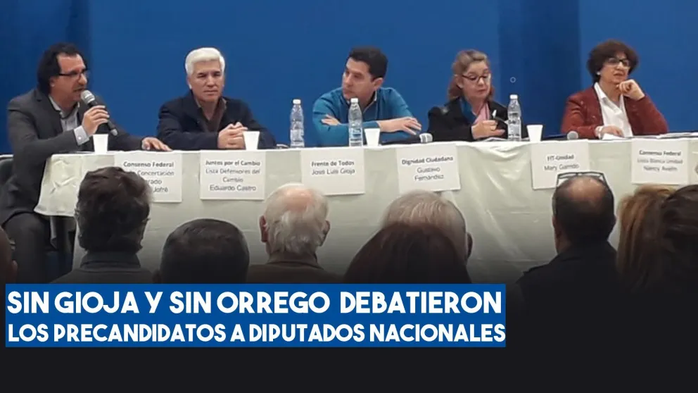 Con ausencias debatieron los precandidatos a diputados nacionales