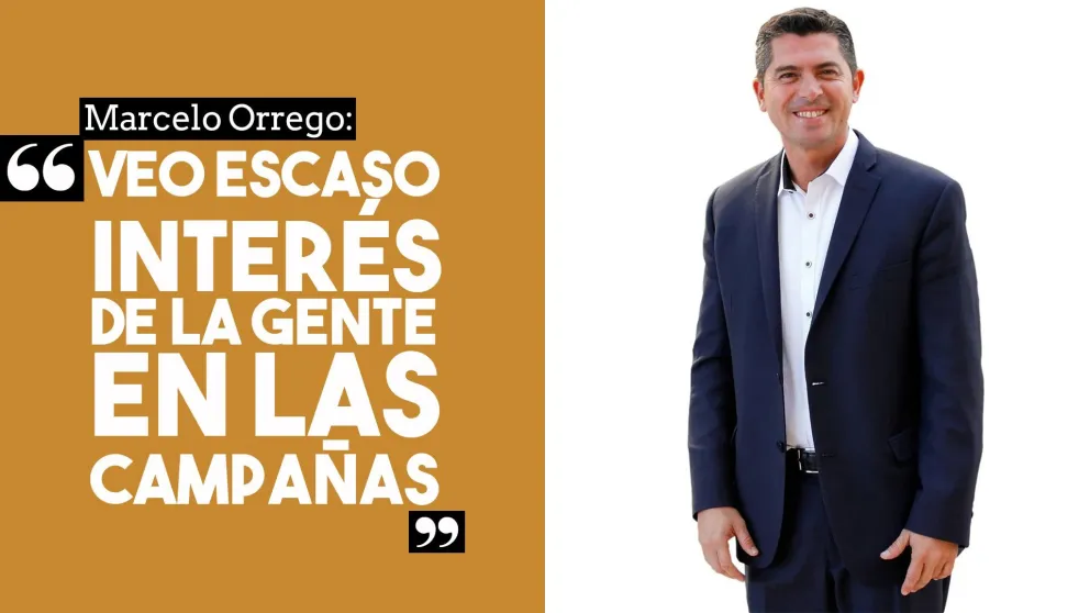 Marcelo Orrego: "Veo escaso interés en las campañas"