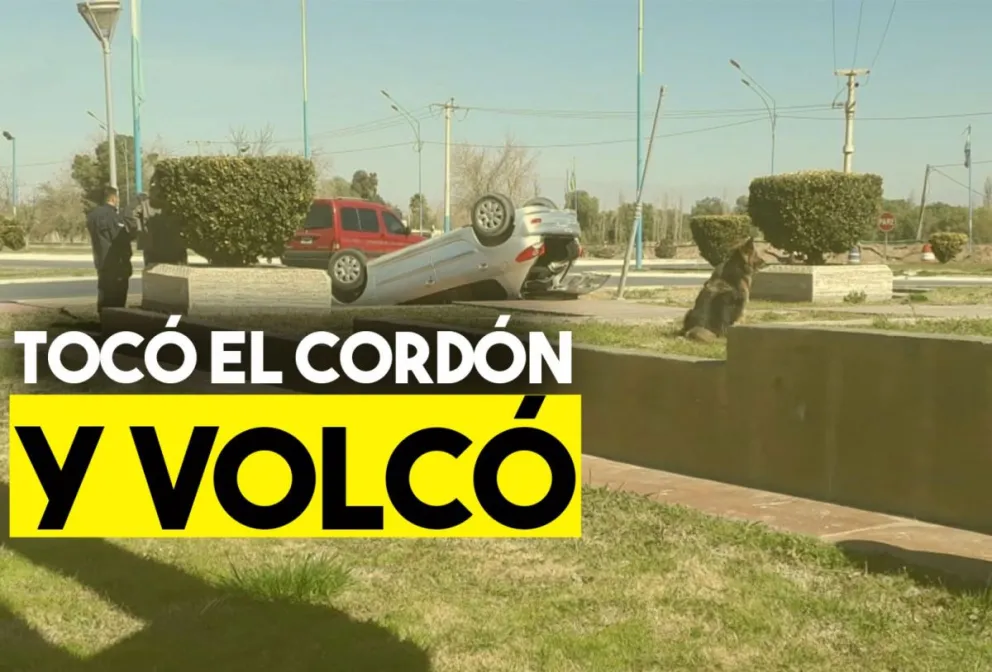 Una mujer y una nena se dieron vuelta en su auto