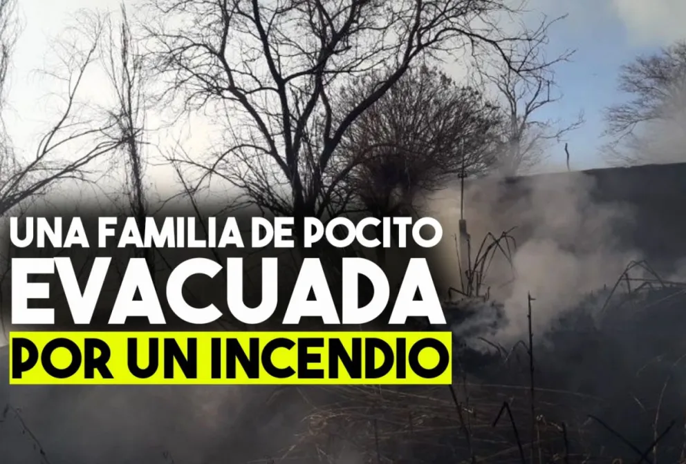 La casa de una familia se prendió fuego tras un incendio que comenzó en unos cañaverales