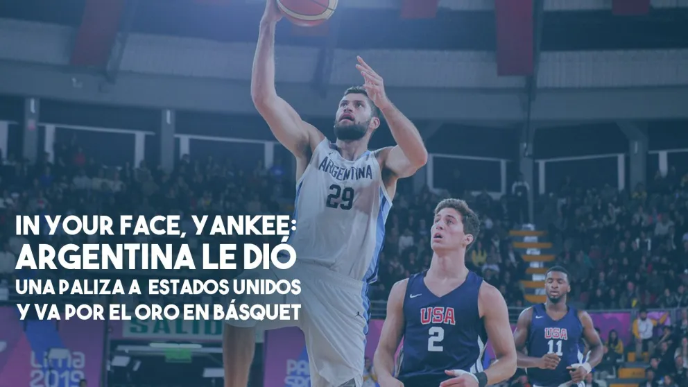 Argentina le dio a una paliza Estados Unidos y es finalista en los Panamericanos