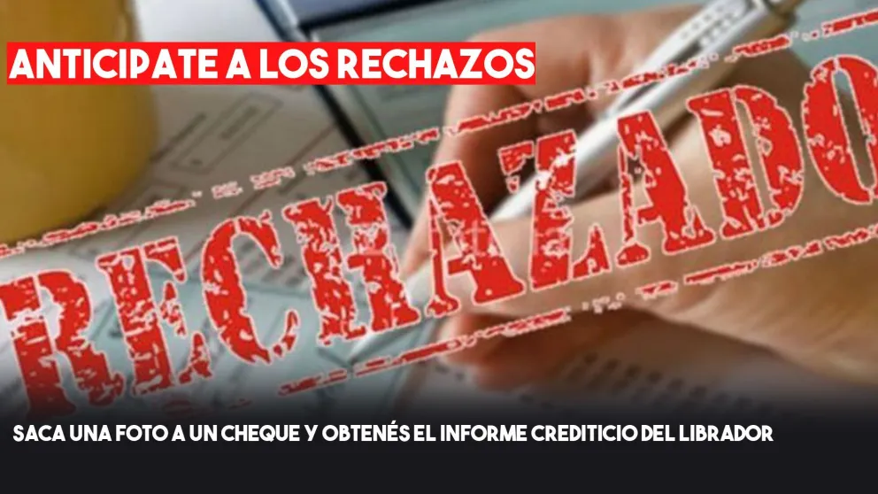 Con una app se puede conocer el estado de un cheque