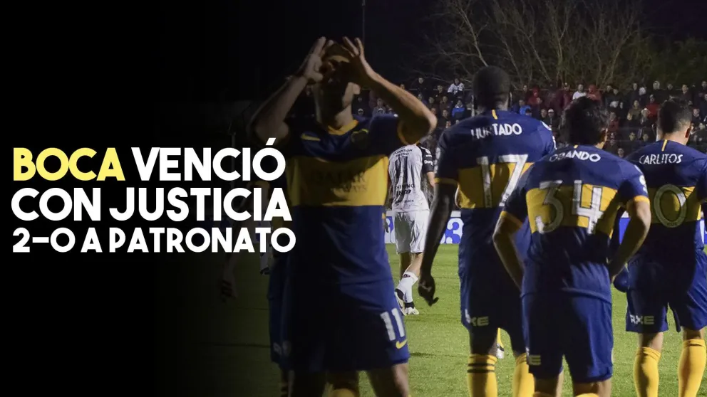 Boca pisó firme en Paraná y venció por 2-0 a Patronato