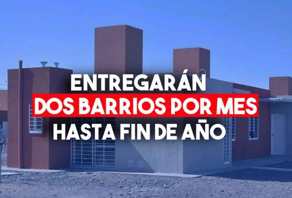 Planean sortear dos barrios por mes antes de fin de año