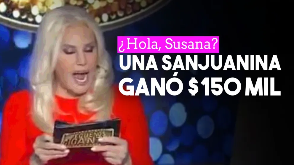 Participó en el programa de Susana y ganó $150 mil