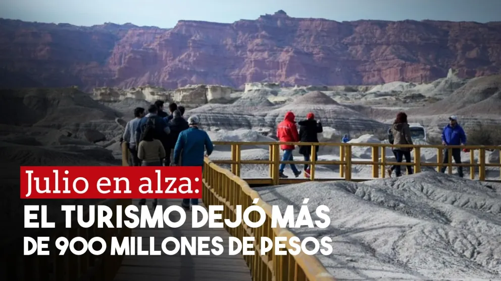 Los turistas dejaron más de 950 millones de pesos durante el mes de julio