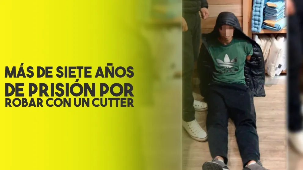 Irá más de siete años a prisión por robar en banda y con un cutter