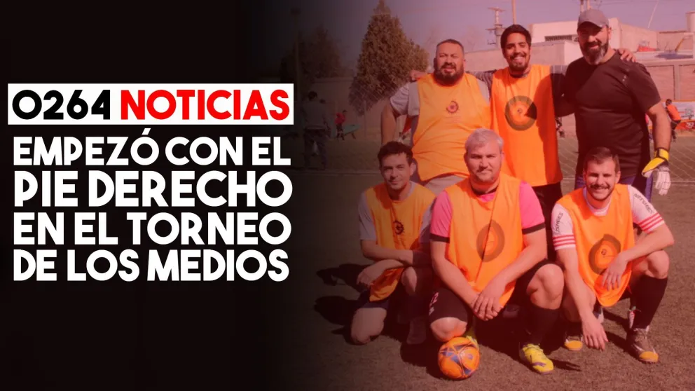 Este domingo arrancó el torneo de los medios y 0264 Noticias fue protagonista