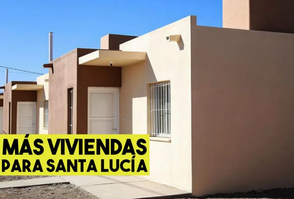 Licitaron más de 50 viviendas para Santa Lucía