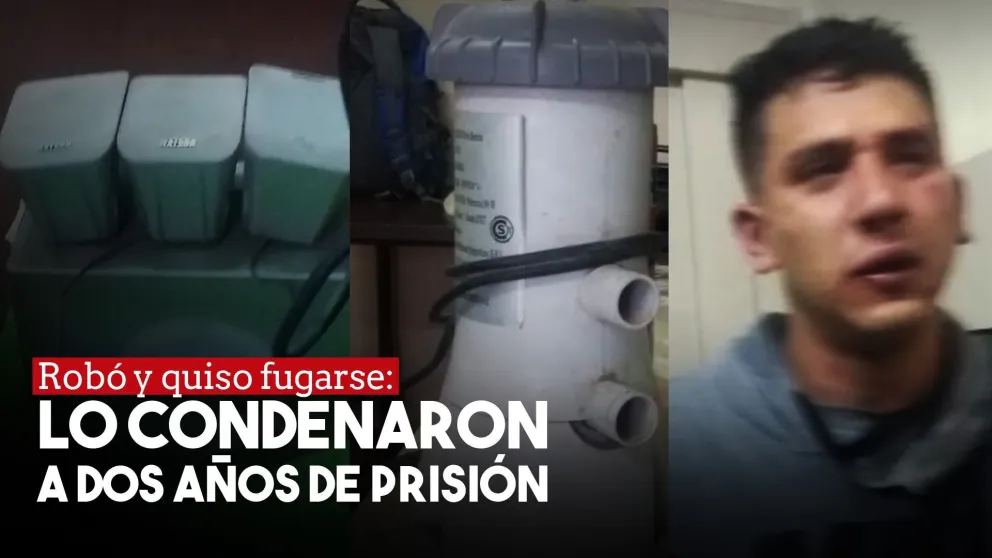 Robó un filtro de agua y un home theater: lo condenaron a dos años de prisión