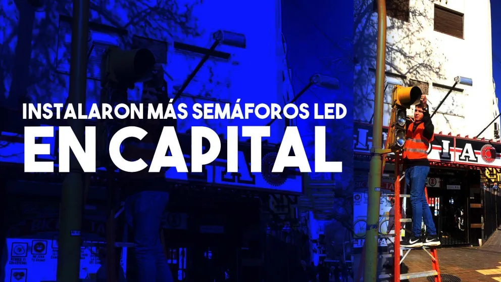 Instalan más semáforos led en Capital