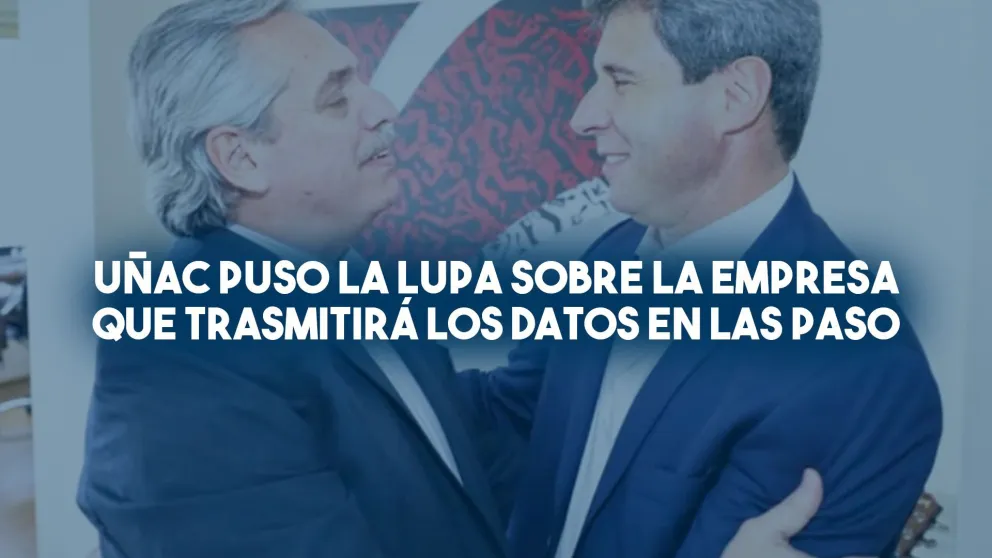Uñac puso la lupa sobre la empresa que trasmitirá los datos en las PASO