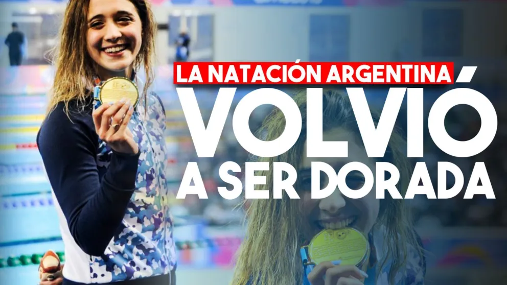 Dos medallas históricas para la natación Argentina