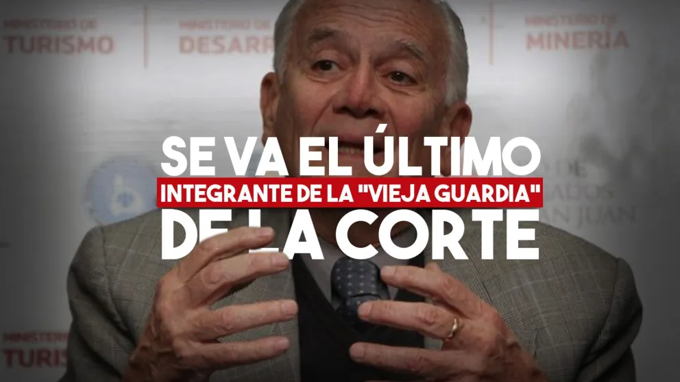 El último de la "vieja guardia": renunció Medina Palá a la Corte