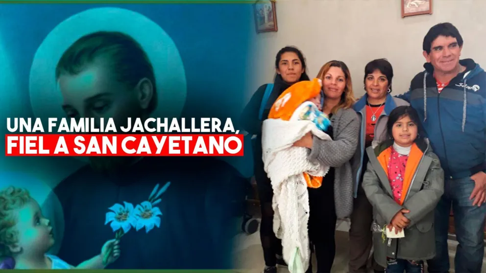 Viajaron de Jáchal a Chimbas para agradecerle a San Cayetano