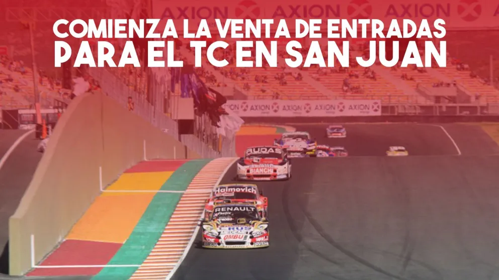 Comienza la venta de entradas para el TC en San Juan