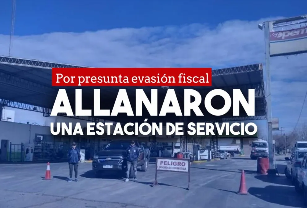 Por evasión de impuestos, allanaron una estación de servicio