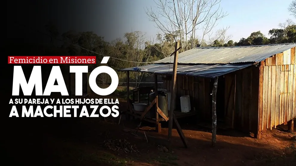 Asesinó a su pareja y a los hijos de ella a machetazos e intentó suicidarse